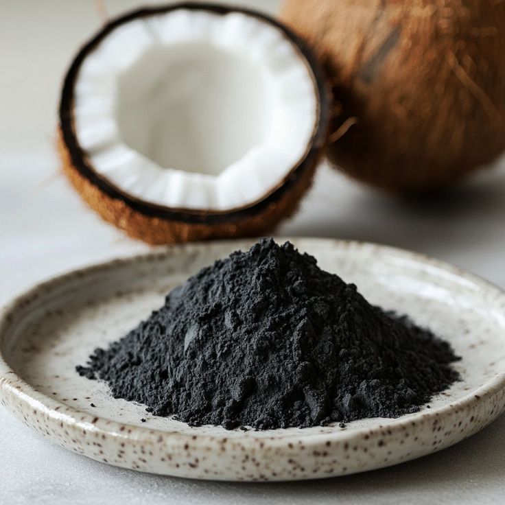 activated charcoal powder coconut shell charcoal fine black powder natural diy mask, soap & oral care use