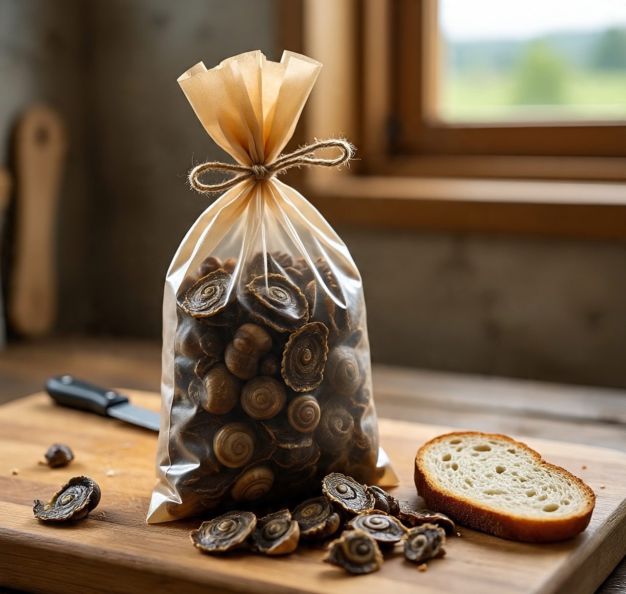 dried snail meat packaging