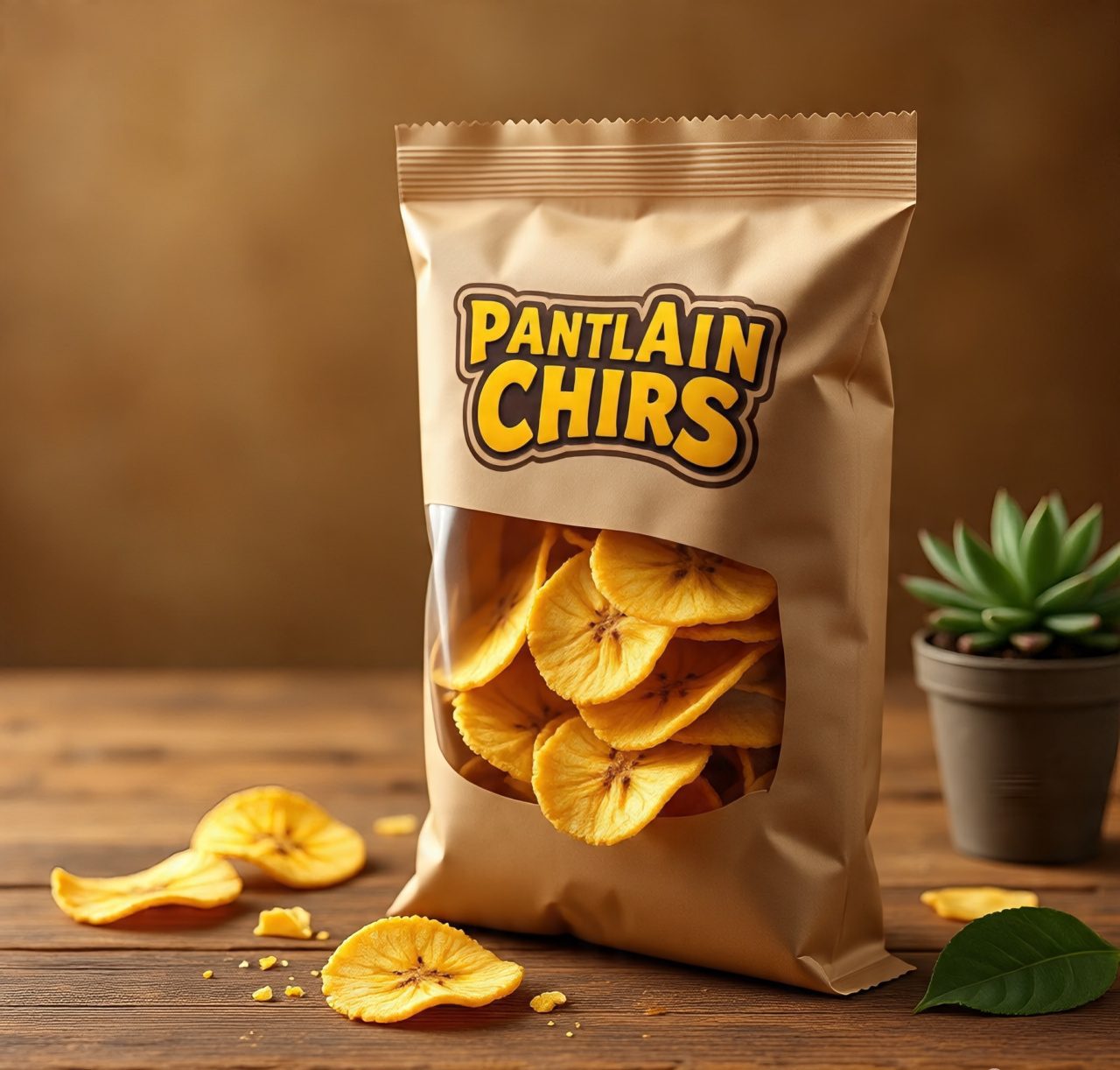 plantain chips packaging